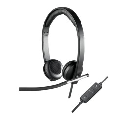 Logitech H650E Headset Hoofdband Zwart, Zilver Logitech H650E Headset Hoofdband Zwart, Zilver
