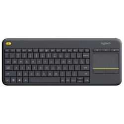 Logitech K400 Plus RF Draadloos QWERTY Nederlands Zwart toetsenbord