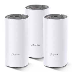 TP-LINK Deco E4 (3-pack) Wit, Grijs Intern Dual-band (2.4 GHz / 5 GHz) Wi-Fi 5 (802.11ac) 2