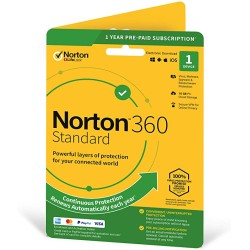 Norton 360 Standard 1-Device + 10 GB Cloudstorage 1 jaar Norton 360 Standard 1-Device + 10 GB Cloudstorage 1 jaar
