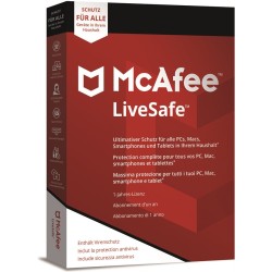 McAfee LiveSafe Unlimited Devices 1 jaar McAfee LiveSafe Unlimited Devices 1 jaar