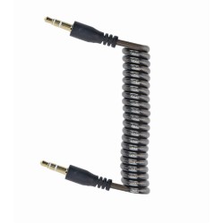Audio Jack 3.5 mm Stereo Audiospiraalkabel 1.8M