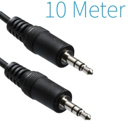 Audio Jack 3.5 mm Stereo Audiokabel 10M