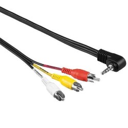 Audio Jack 3.5 mm Stereo Audiokabel naar 3x RCA Tulp 1.5M