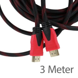HDMI naar HDMI (Male-Male) kabel van 3 meter HDMI naar HDMI (Male-Male) kabel van 3 meter