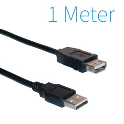 USB2.0  Male - Female Verlengkabel 1 M