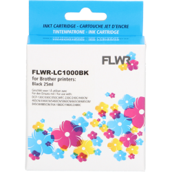 Brother LC-970BK / LC-1000BK FLWR 25ml XL Zwart Cartridges