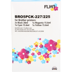 Brother LC-225 LC-227 FLWR Multipack 103ml XL Cartridges