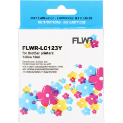 Brother LC-123Y FLWR  Geel 10ml XL Cartridges
