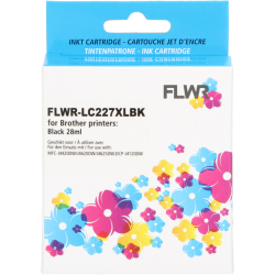 Brother LC-227BK FLWR Zwart 28ml XL Cartridges
