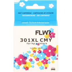 HP 301XL 18ml Kleur FLWR Cartridges HP 301XL 18ml Kleur FLWR Cartridges
