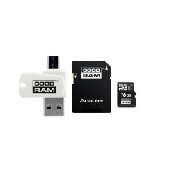 OTG Cardreader + 16GB Micro SD Card + Adapter Usbstick