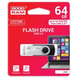Goodram 64GB USB3.0 Flashdrive Zwart/Zilver