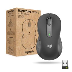 Logi M650L Draadloze + Bluetooth Rechtshandig 2000DPI Muis