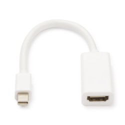 DisplayPort Mini naar HDMI Fermale Converter 10cm DisplayPort Mini naar HDMI Fermale Converter 10cm