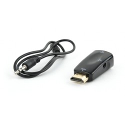 HDMI naar VGA adapter met audio, Blister verpakking HDMI naar VGA adapter met audio, Blister verpakking