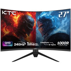 KTC H27S25E 27inch Curve 2560*1440 2K QHD 1Ms Gaming Monitor