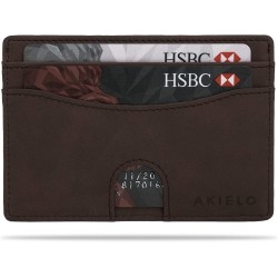 Kaarthouder met RFID voor 4 Kaarten Mokka Kaarthouder met RFID voor 4 Kaarten Mokka