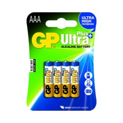 GP Ultra Plus Alkaline AAA Micro penlite, blister 4