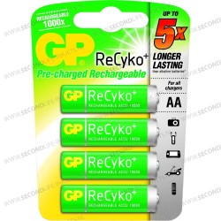 GP ReCyko+ oplaadbare AA Mignon penlite (2000mAh), blister 4