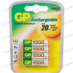 GP NiMH oplaadbare AAA Micro penlite (950 series), blister 4