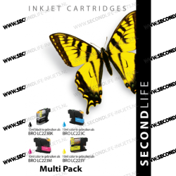 Brother LC-223 Multipack 45ml XL Cartridges