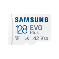 Samsung EVO Plus | MicroSDXC | 128GB | Class 10 | UHS-I U3 | Betrouwbare Opslag