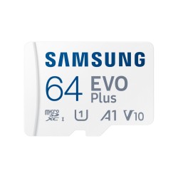 Samsung EVO Plus | MicroSDXC | 64GB | Class 10 | UHS-I U1 | Inclusief adapter