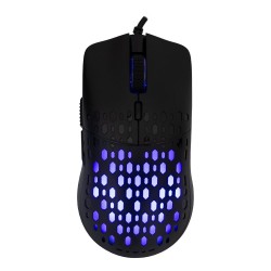 Baracuda OCTOPUS RGB | Bekabelde Gaming Muis | Rechtshandig | USB-A | 3600 DPI | Zwart