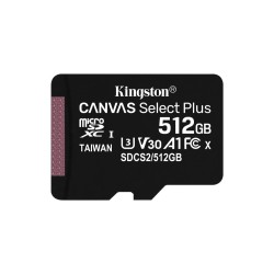Kingston Canvas Select Plus | SDXC | 512GB | Class 10 | UHS-I U1