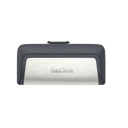 SanDisk Ganda UltraType | 256GB USB-C 3.2 & USB-A 3.2 Flash Drive | Zilver